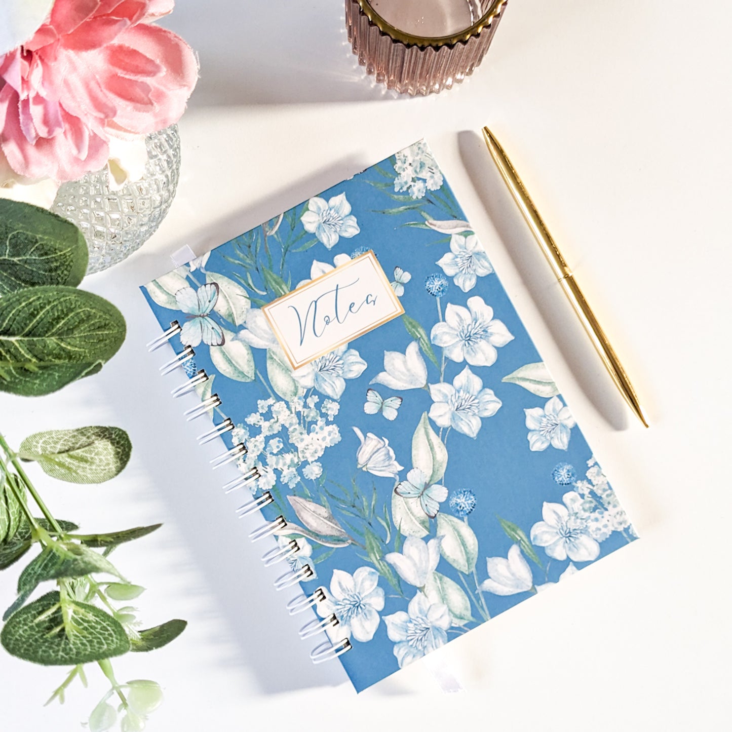 Sample | Personalised Floral Notebook