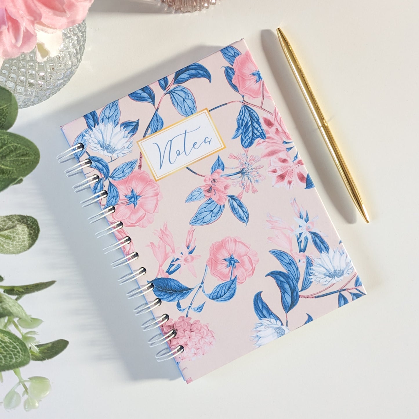 Sample | Personalised Floral Notebook