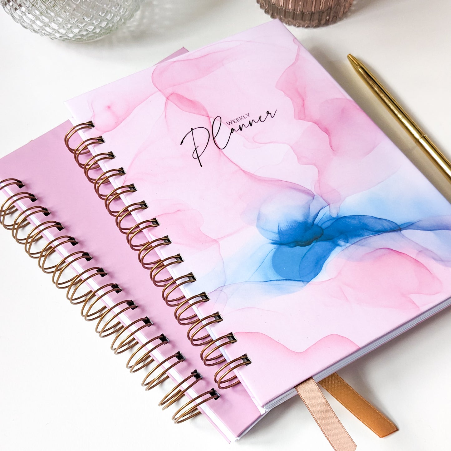 Personalised Undated Planner | Blue