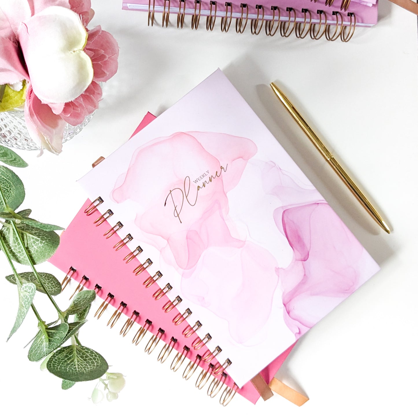 Personalised Undated Planner | Pink