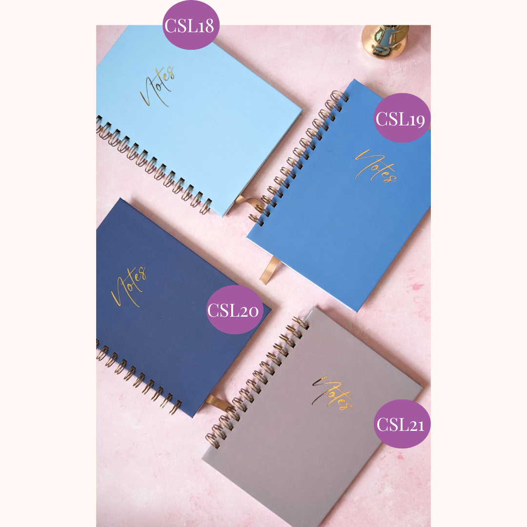 Personalised Notebook & Journal | Spring Sample Sale | Blues