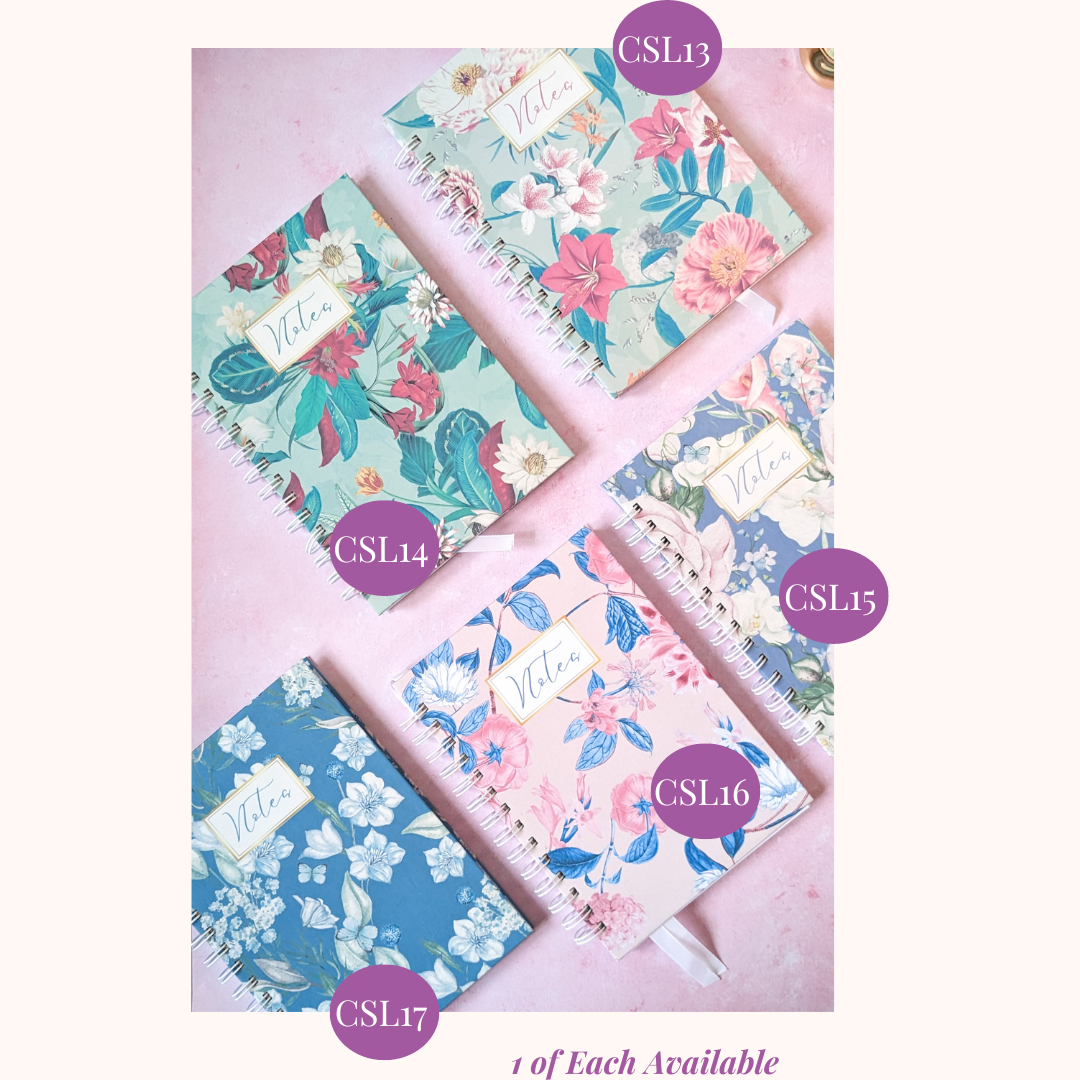 Personalised Notebook & Journal | Spring Sample Sale | Florals