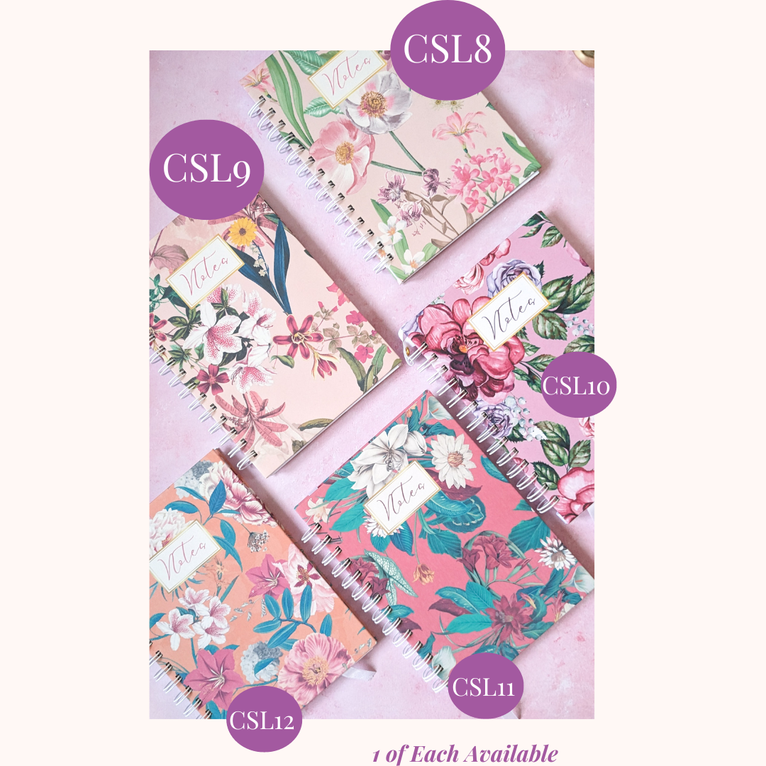 Personalised Notebook & Journal | Spring Sample Sale | Florals