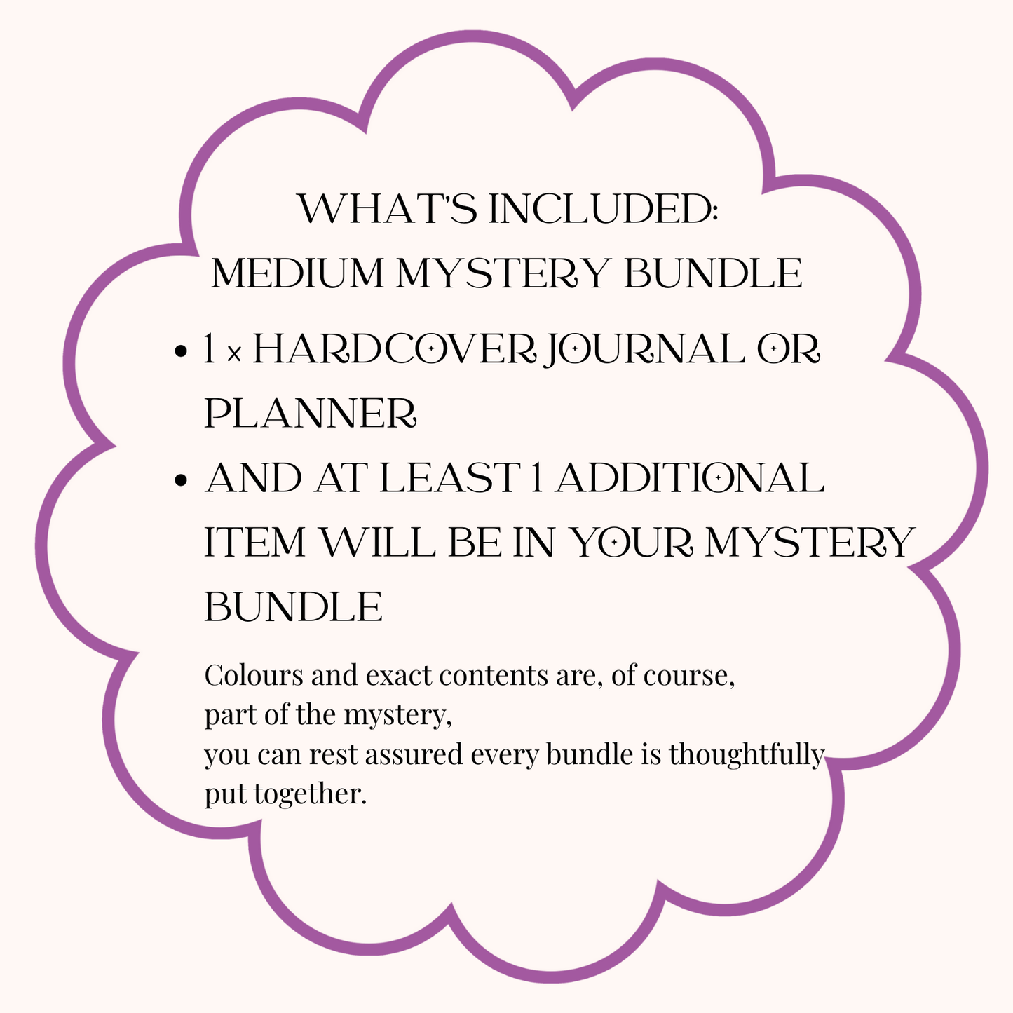 MEDIUM Mystery Bundle | Choose Journal or Undated Planner | with Personalisation