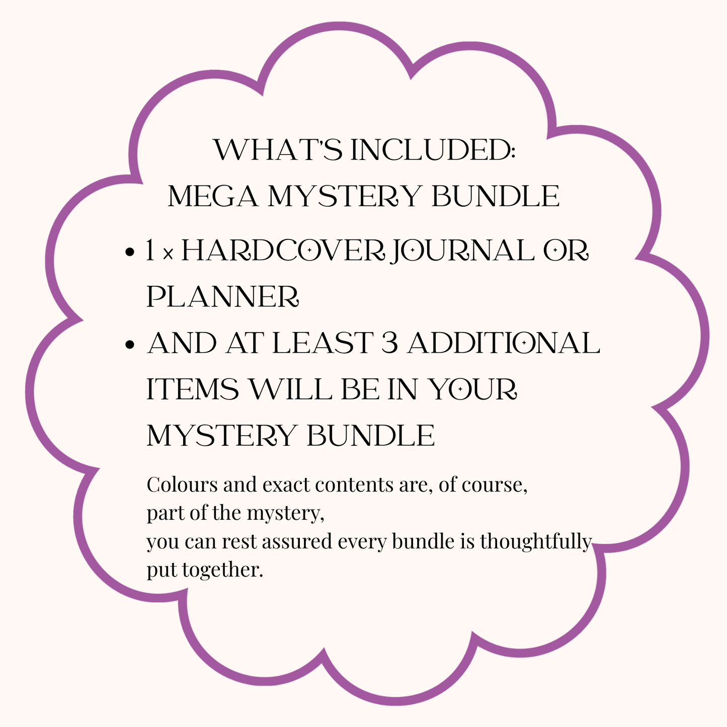 MEGA Mystery Bundle | Choose Journal or Undated Planner | with Personalisation
