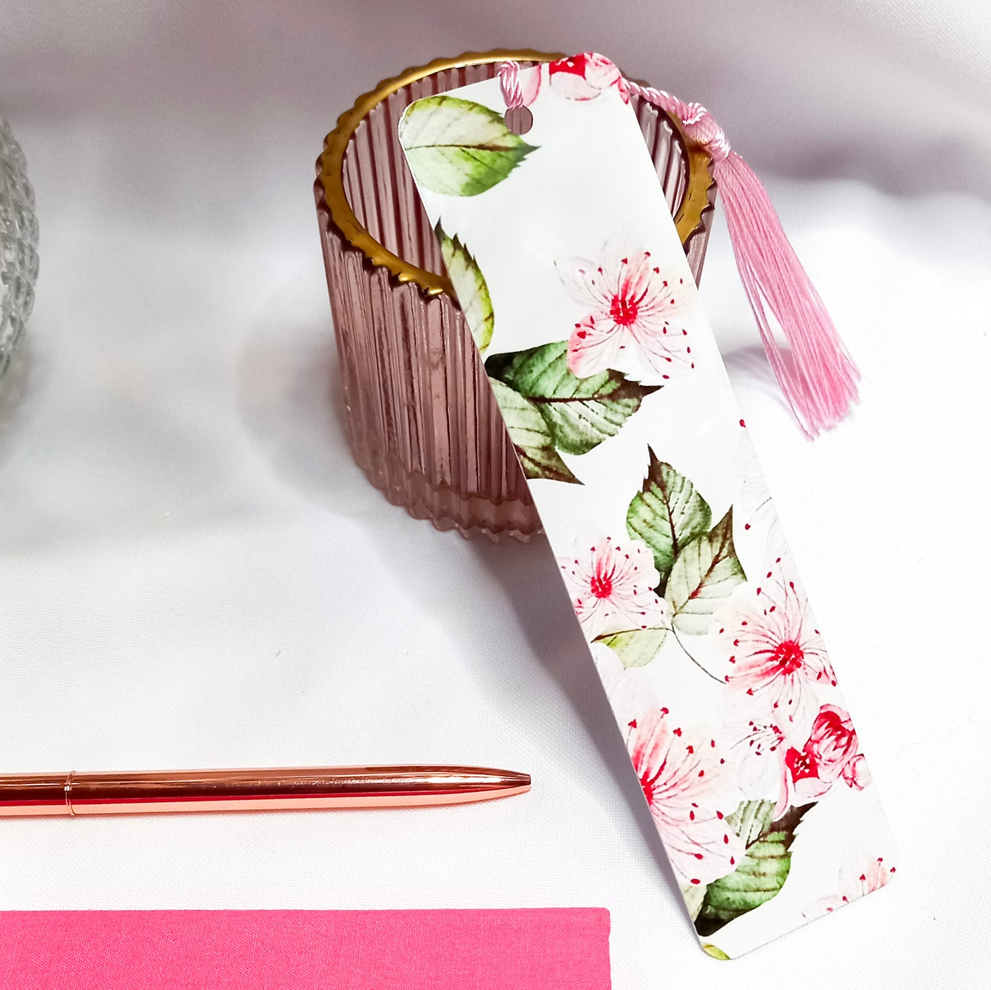 Floral Aluminium Bookmark | Blossom & Blush