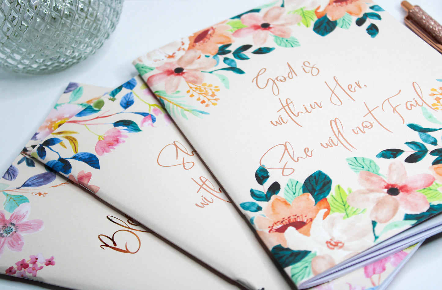 Personalised Christian Softcover Notebook | Faith without Borders | Psalm 46:5