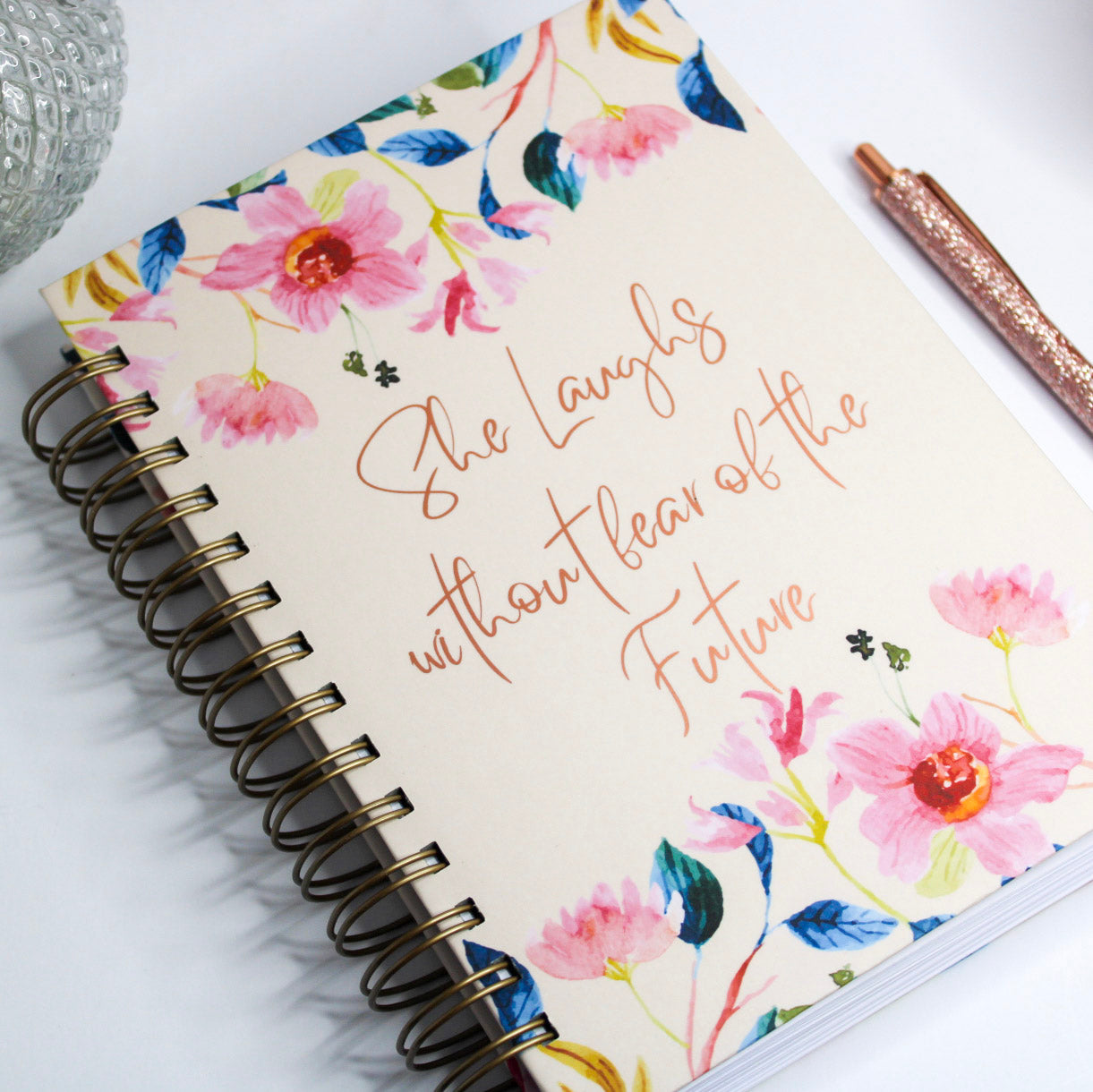 Personalised Undated Faith Planner | Proverbs 31:25