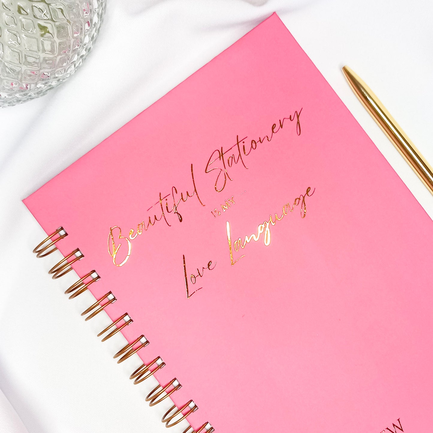 Personalised Notebook | Love Language | Valentines | Hardcover