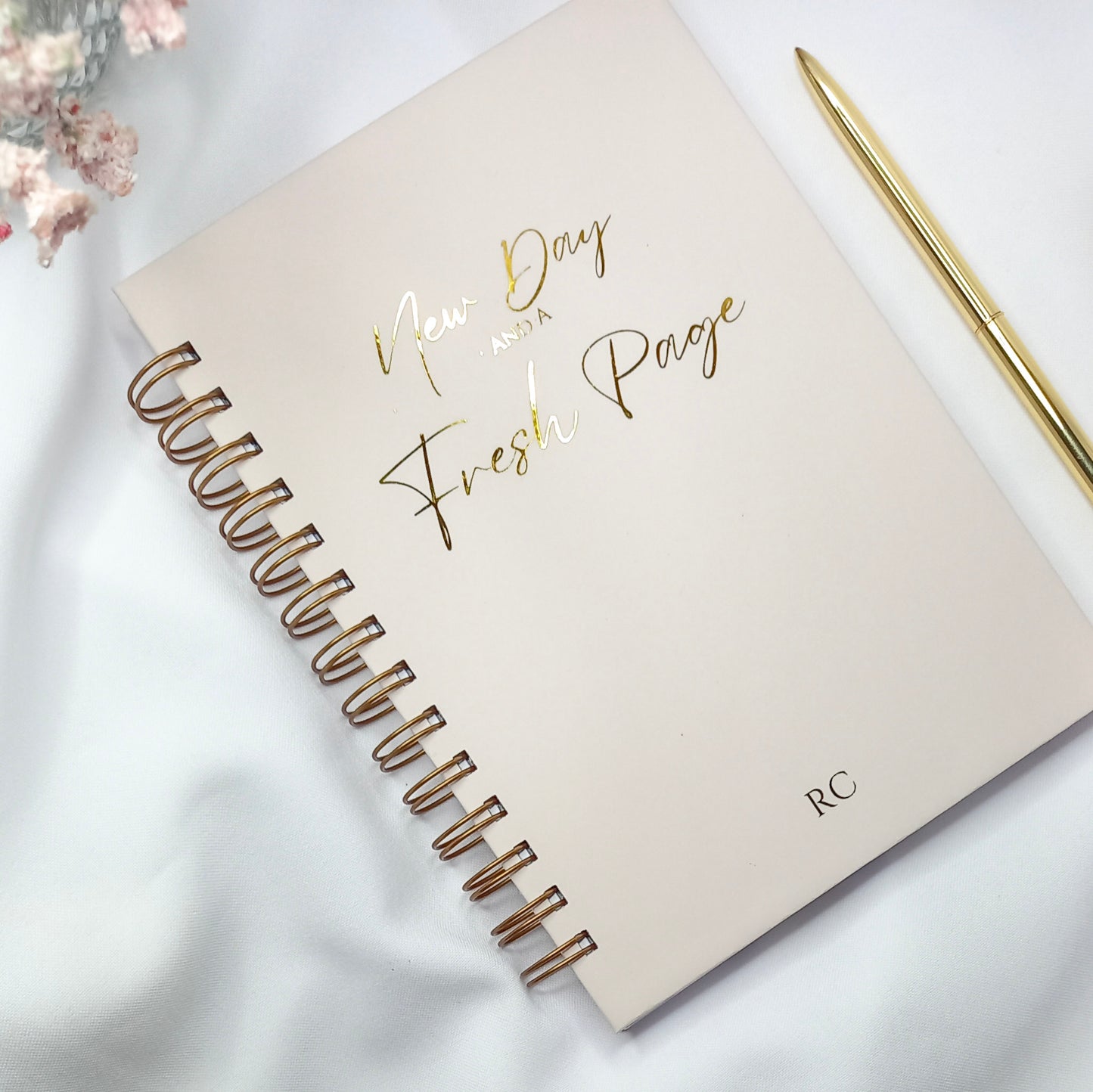 Personalised Notebook | New Day | Valentines | Hardcover