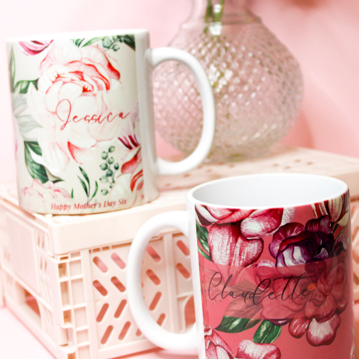 Personalised Stationery Gift Set | Peony Collection | Build Your Own