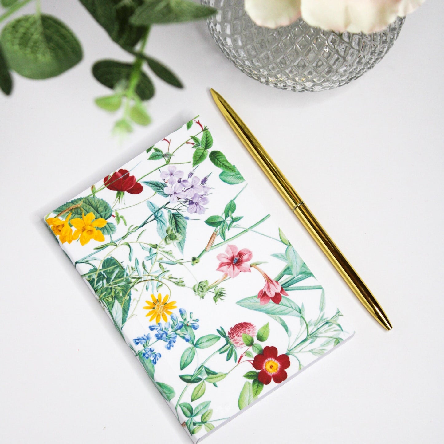Personalised A6 Mini Softcover Notebook | Wild Leaf