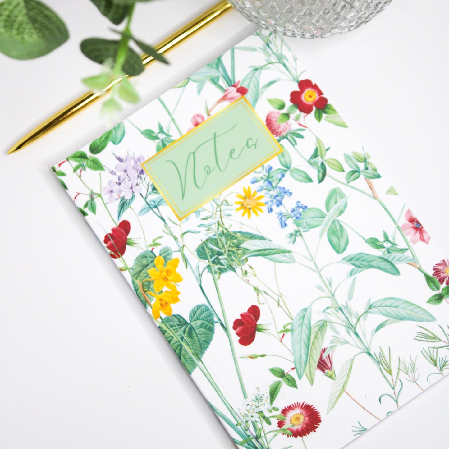 Personalised Softcover Notebook | Wildflower