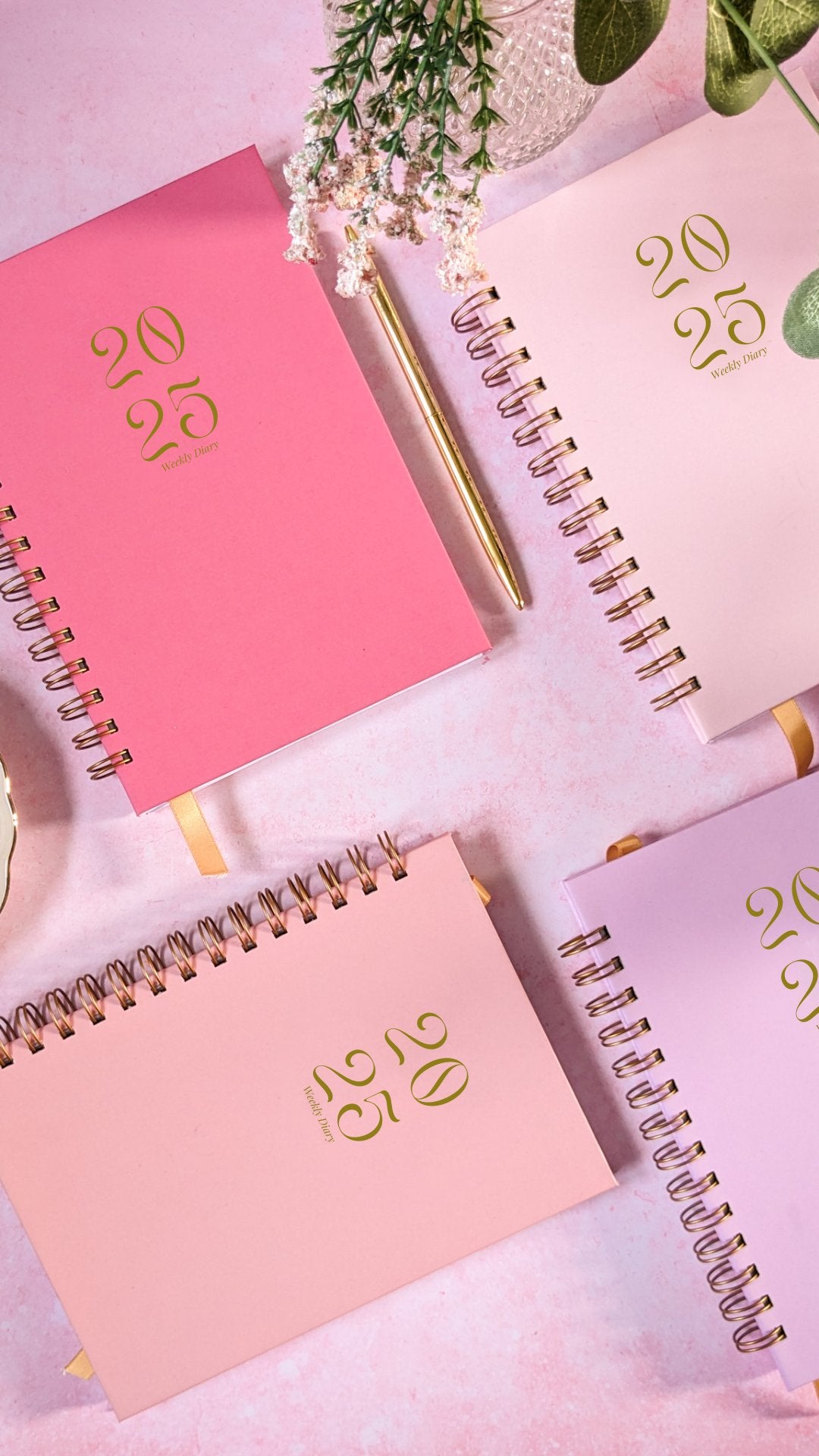 Personalised 2025 Diary Collection