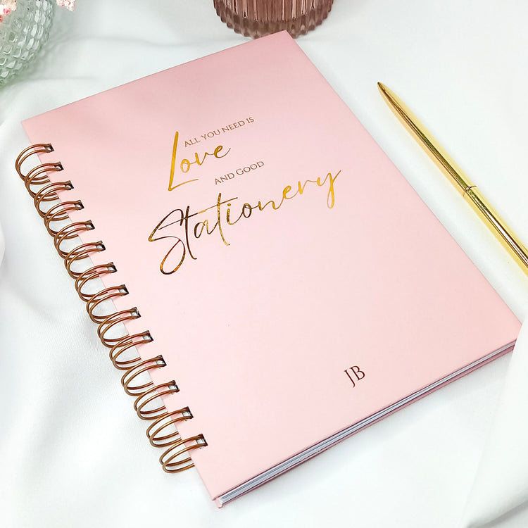 Personalised Stationery | Valentines Notebooks & Journals