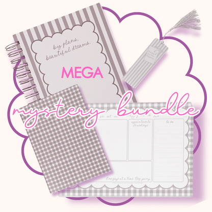 MEGA Mystery Bundle | Choose Journal or Undated Planner | with Personalisation