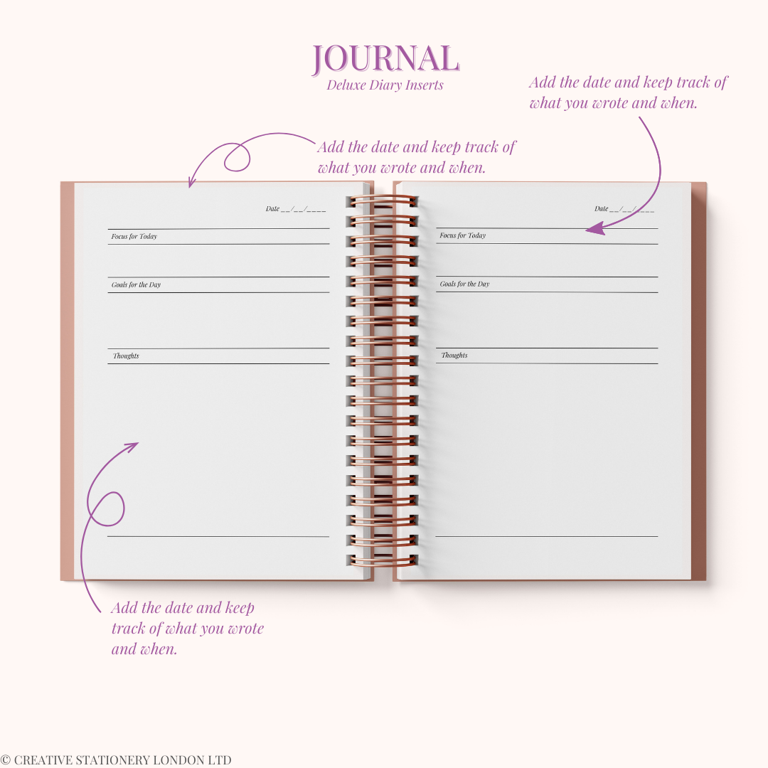 Personalised 2024 Diary | Dusky Pink
