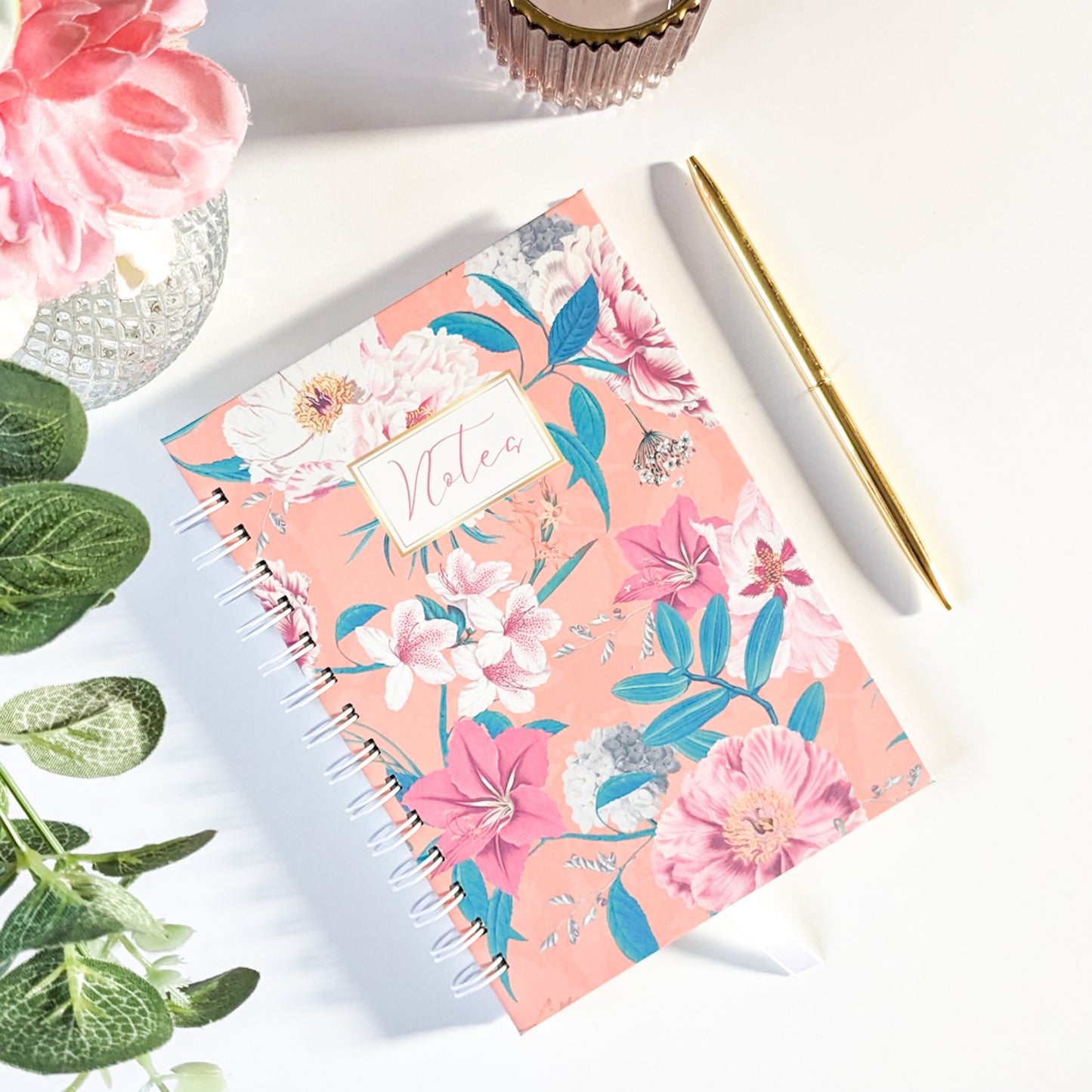 Sample | Personalised Floral Notebook