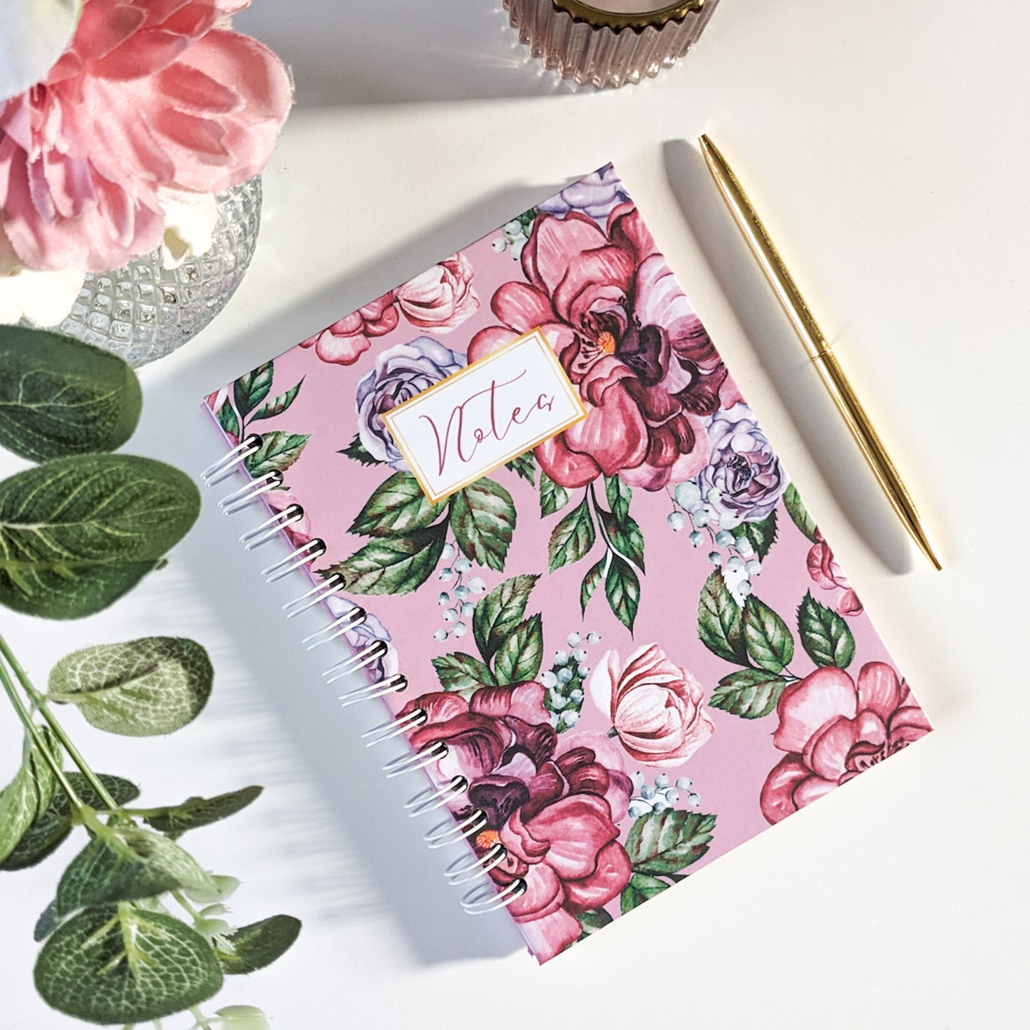 Sample | Personalised Floral Notebook