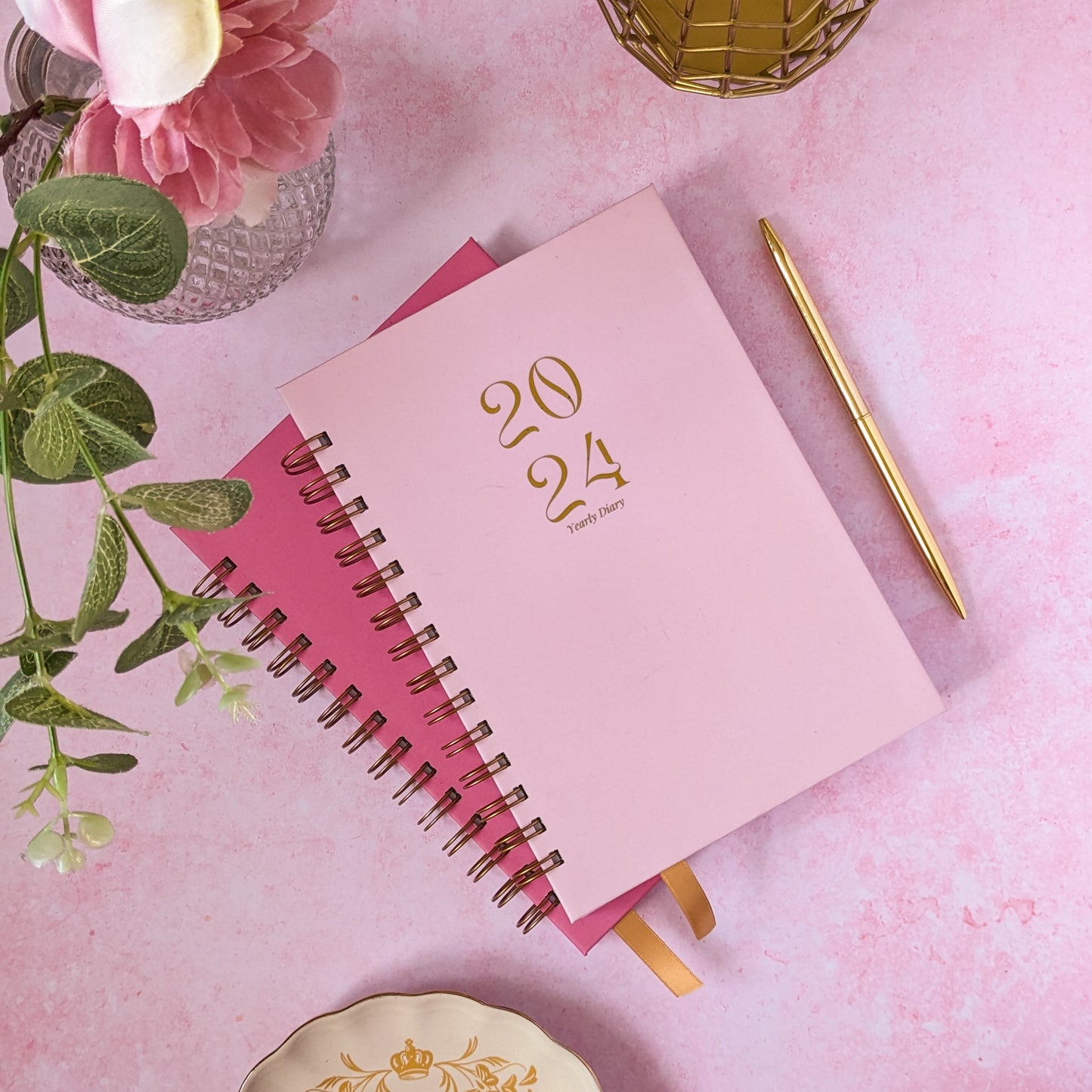 Personalised 2024 Diary | Blush Pink