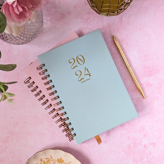 Personalised 2024 Diary | Mint Green