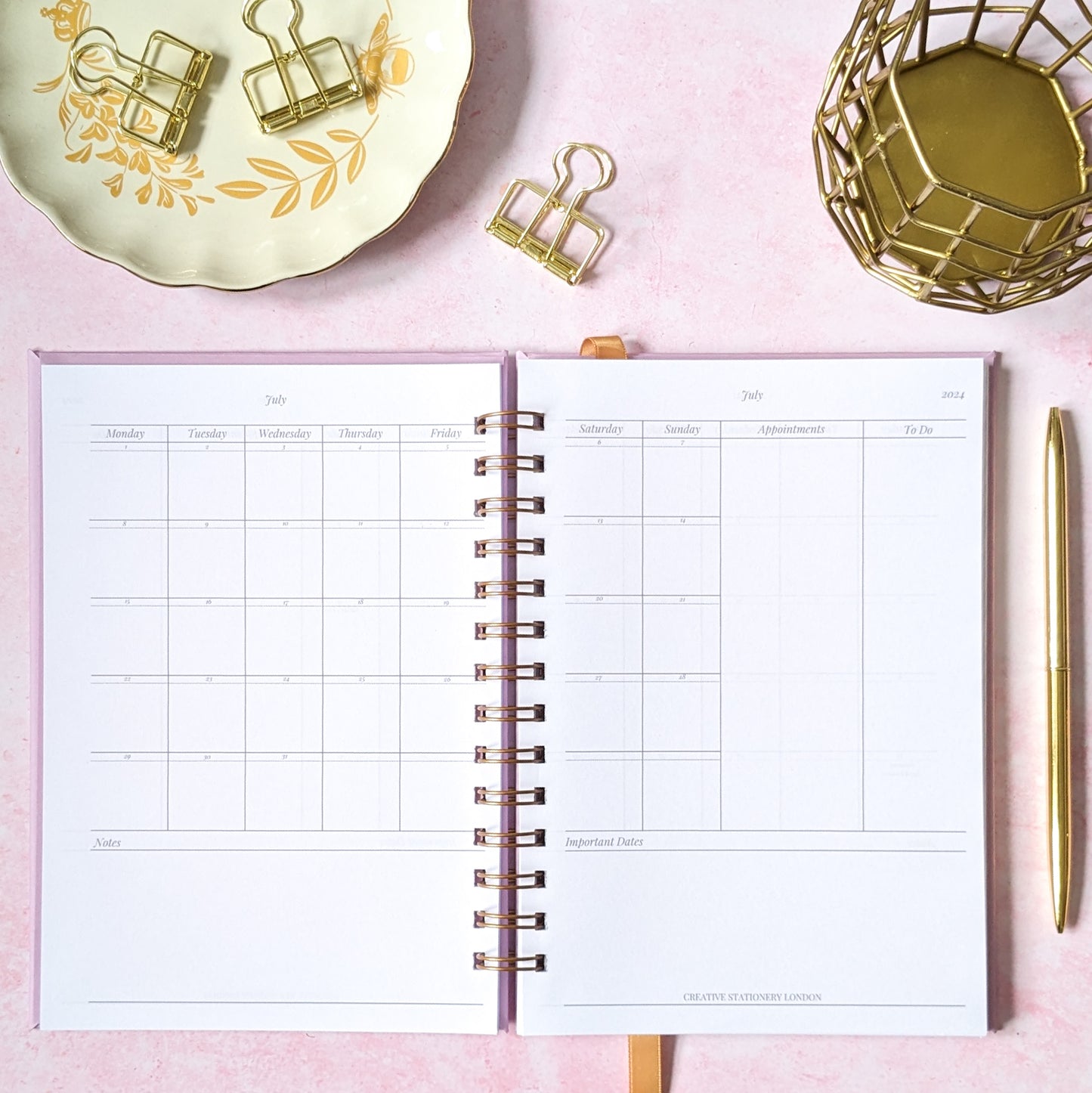 Personalised Luxury 2025 Diary Collection