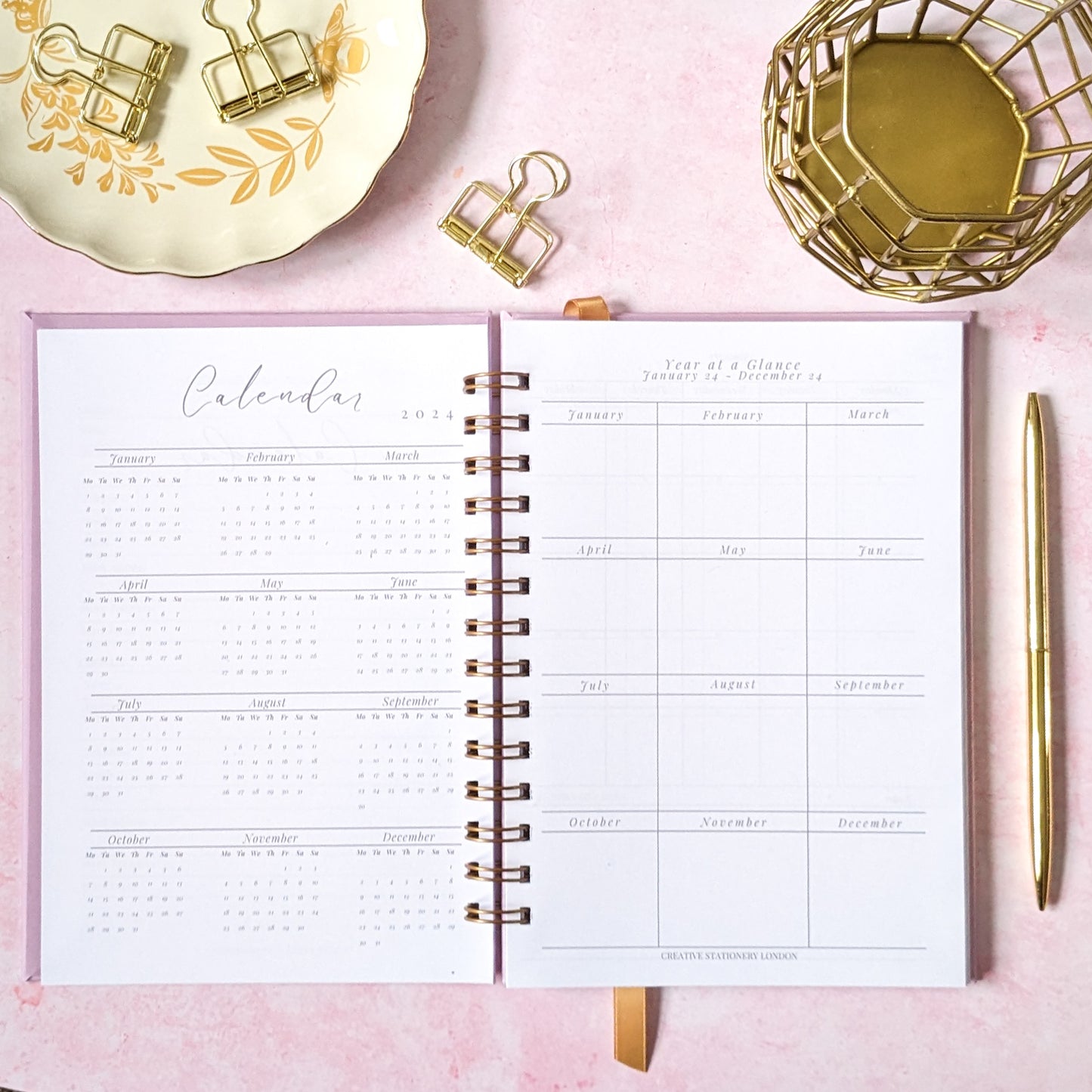 Personalised Luxury 2025 Diary Collection