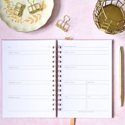 Personalised Luxury 2025 Diary Collection