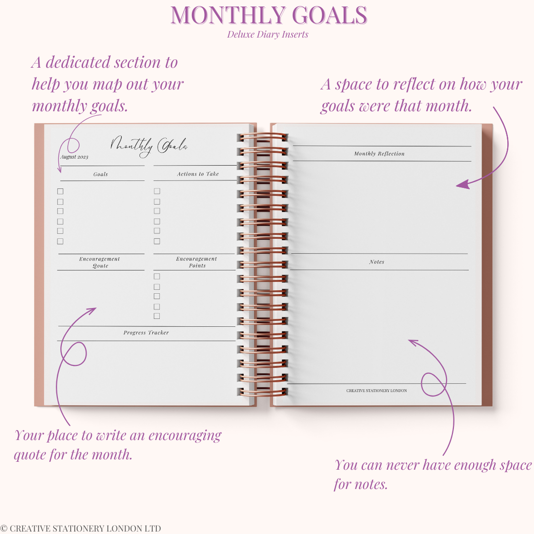 Personalised Luxury 2025 Diary Collection