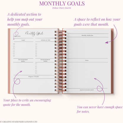 Personalised Luxury 2025 Diary Collection