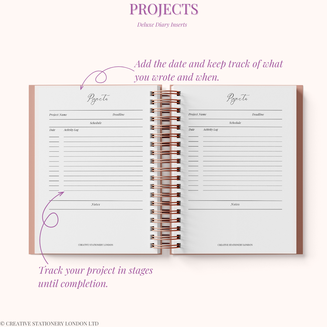 Personalised 2024 Diary | Blush Pink