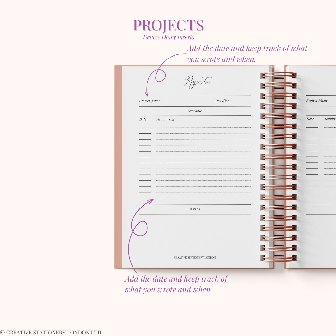 Personalised Luxury 2025 Diary Collection