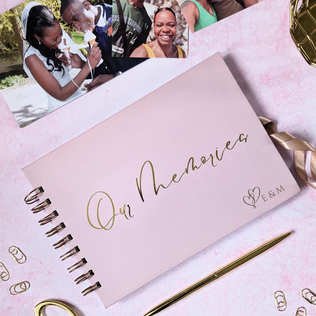 Personalised Stationery | Couple Keepsake Memory Books | Our Memories