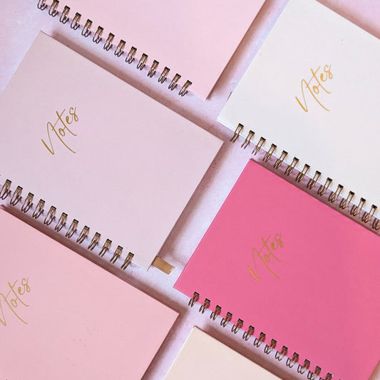Personalised Notebook & Journal | Spring Sample Sale | Pinks