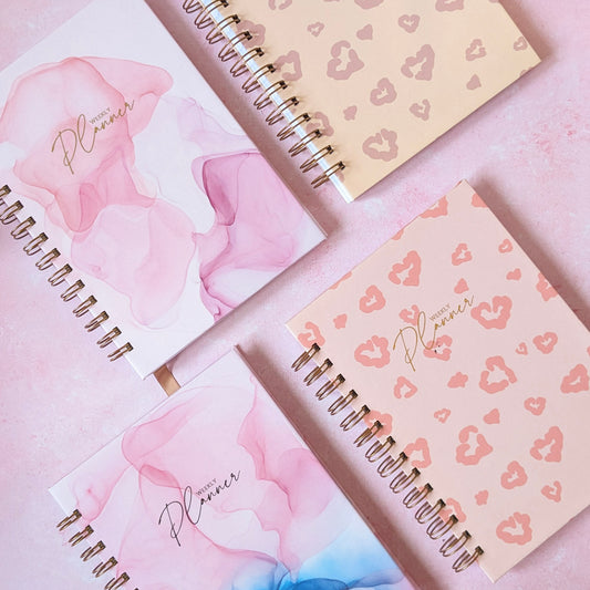 Personalised Undated Planner | Spring Sample Sale | Multiple Colours