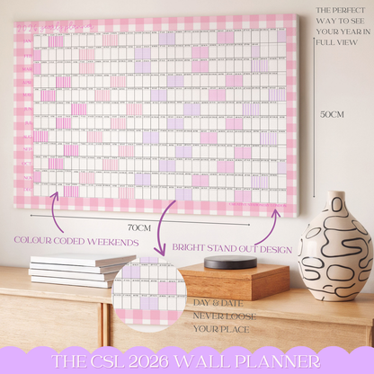 The Wall Joy Set | Wall Planner & A6 Sticker Sheets