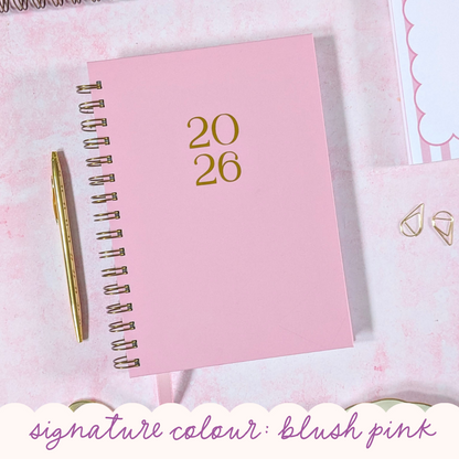 Personalised 2026 Dated Diary | Classic weekly style | Planner edit | Signature Colour