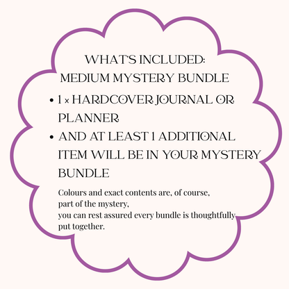 MEDIUM Mystery Bundle | Choose Journal or Undated Planner | with Personalisation