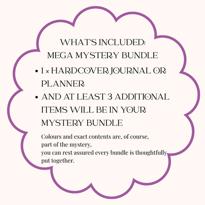 MEGA Mystery Bundle | Choose Journal or Undated Planner | with Personalisation