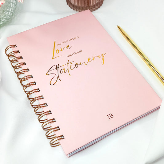 Personalised Notebook | All you Need | Valentines | Hardcover
