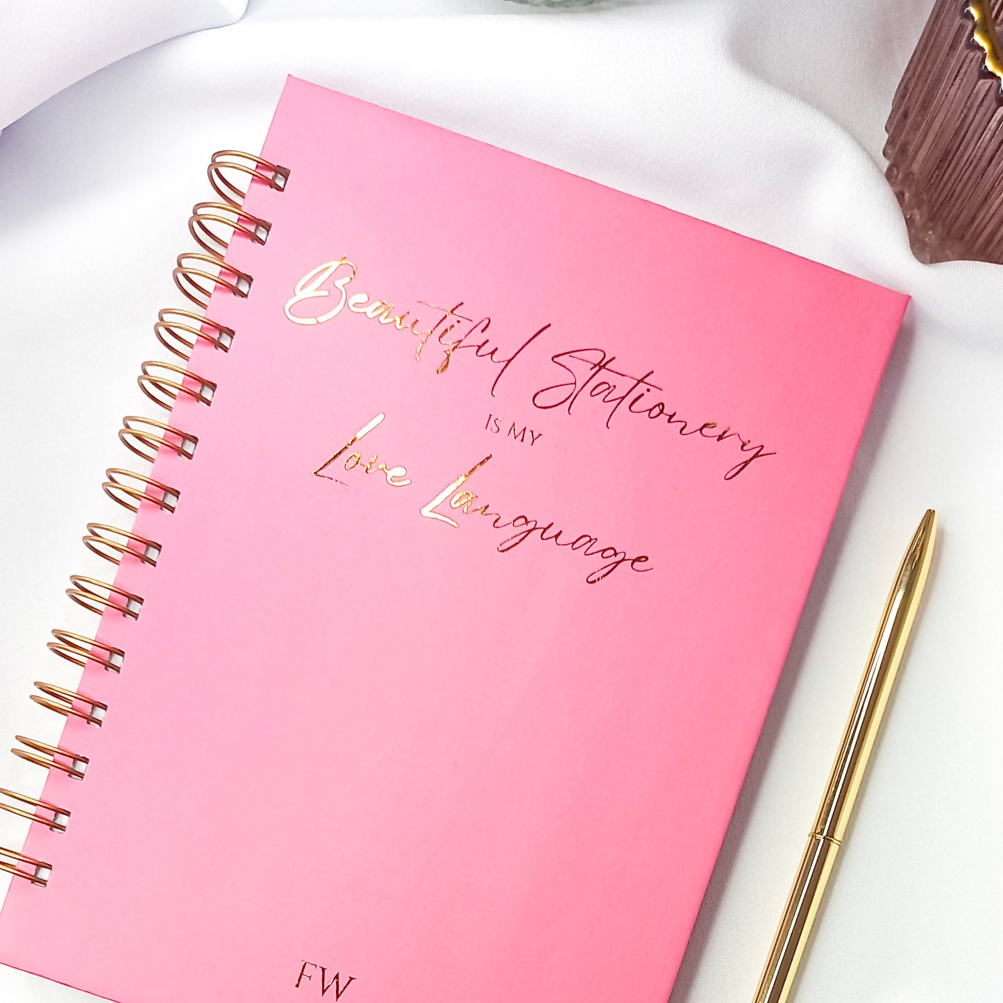 Personalised Notebook | Love Language | Valentines | Hardcover