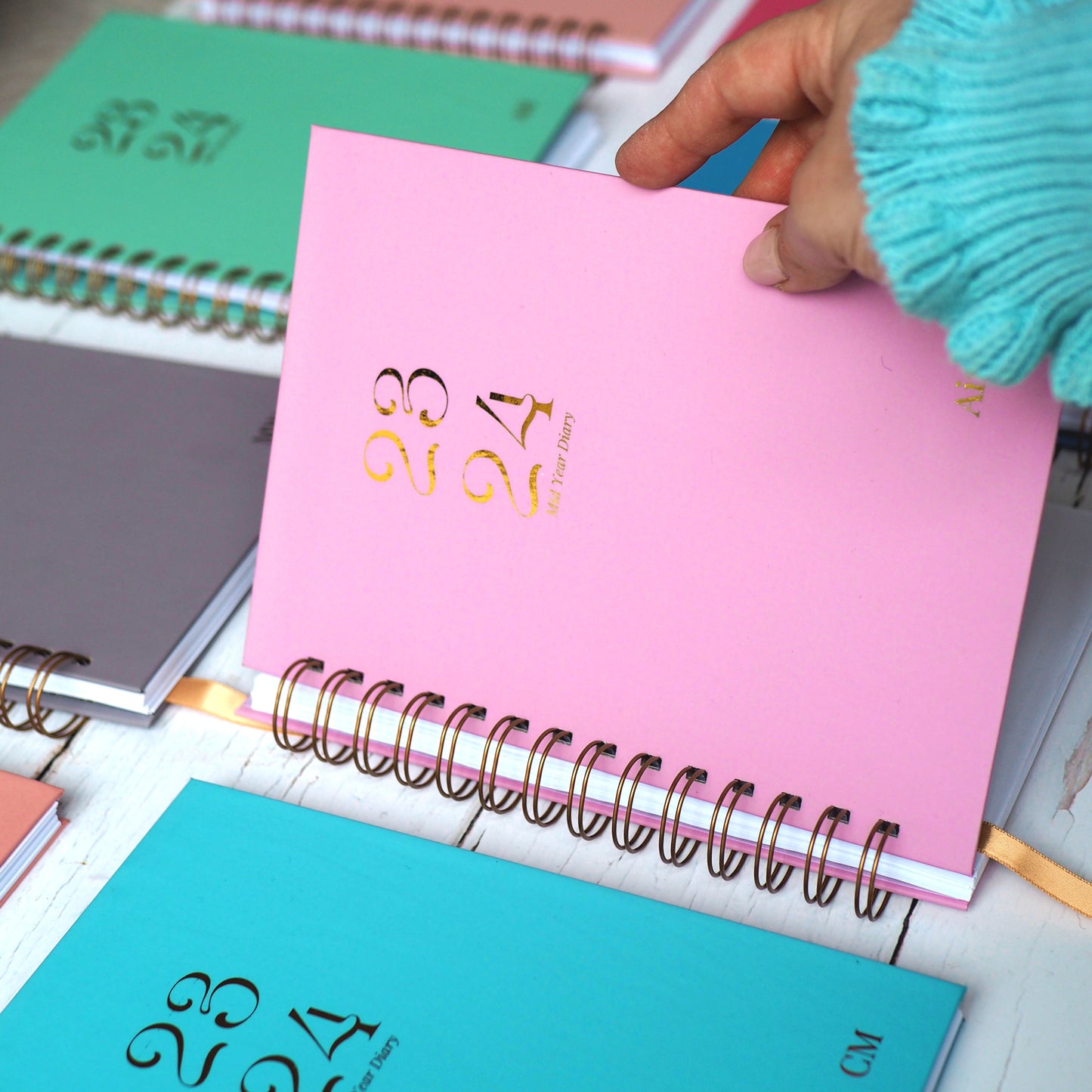 Personalised | 23/24 Mid Year Diary | Colour Me Pinks Collections