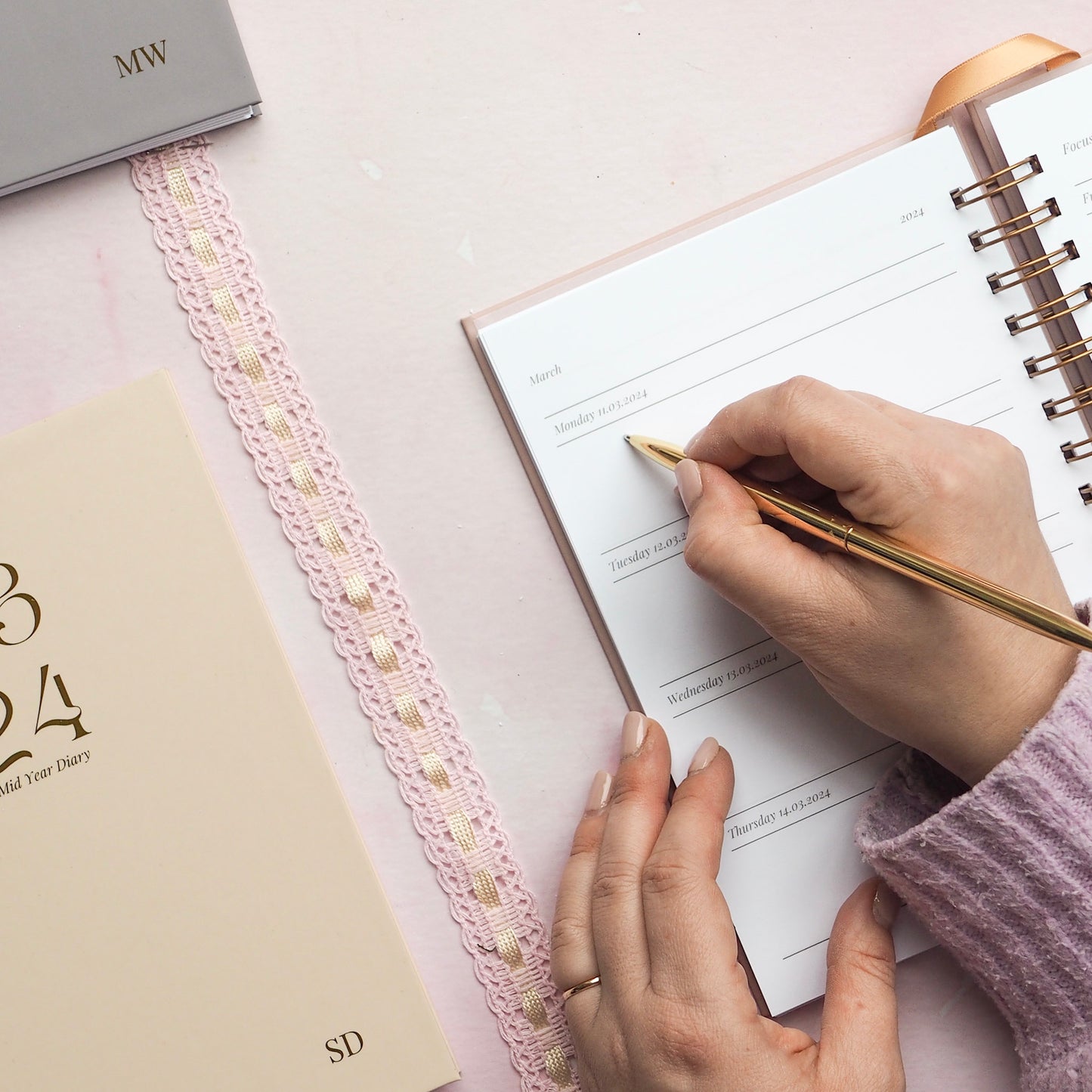 Personalised | 23/24 Mid Year Diary | Colour Me Neutrals Collections