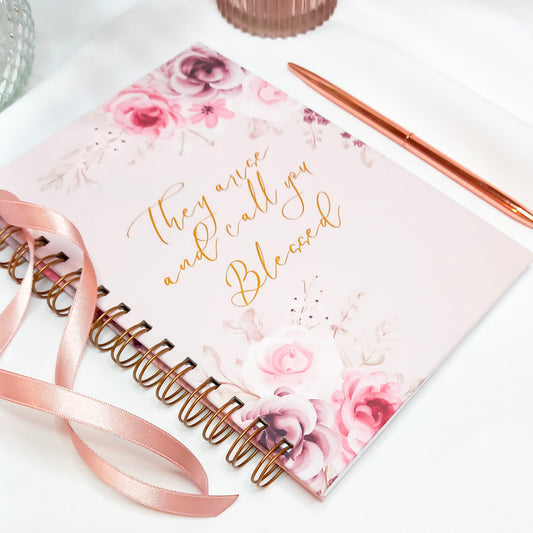 Personalised Faith Notebook | They arise and call you Blessed | Proverbs 31:28