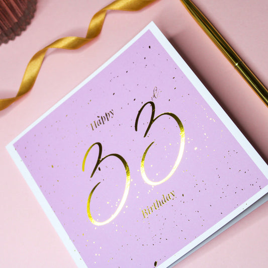 Celebration Card | Personalised Birthday Number