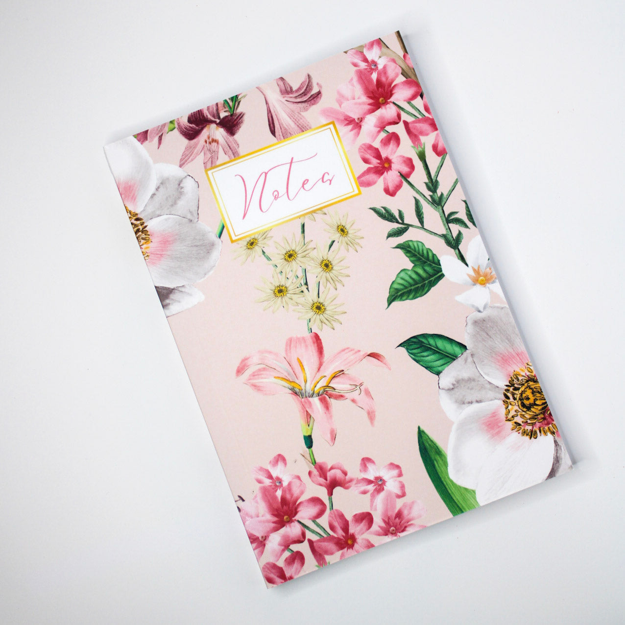 Personalised Softcover Notebook | Floral Burst | Yellow Daisy