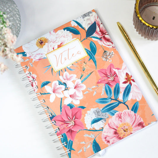 Floral Delight | Personalised Hardcover Notebook
