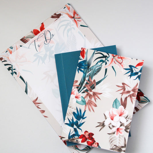 Personalised A6 Mini Notebook & Notepad Gift Set