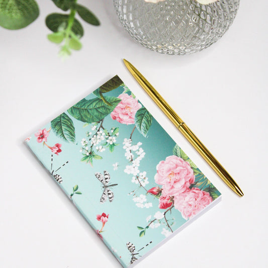 Personalised A6 Mini Softcover Notebook | Paradise Green