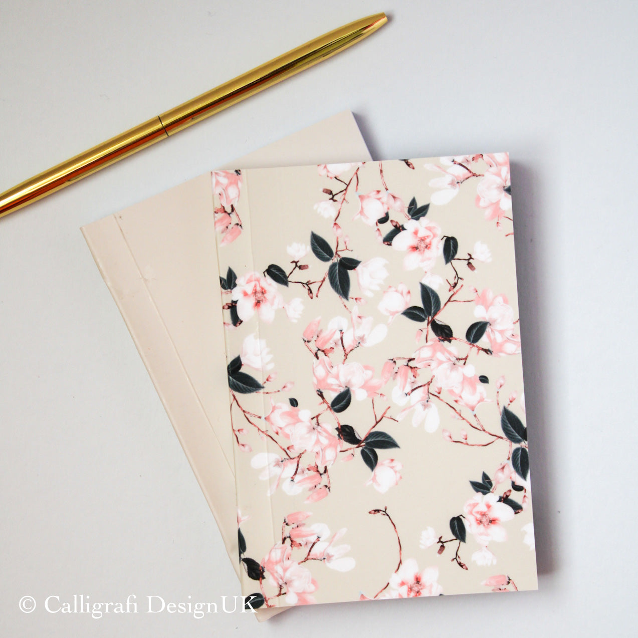 Personalised A6 Mini Notebook Gift Set | Floral Burst